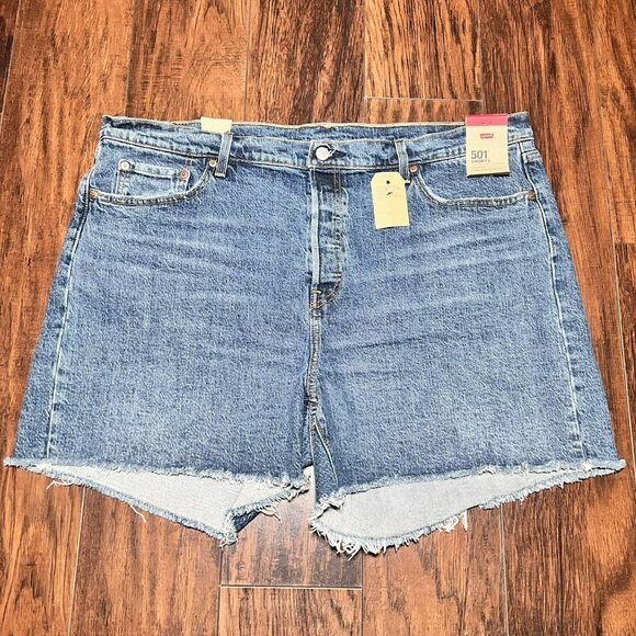 Levi's Pants - Levi's 501 High Rise Denim Shorts Medium Wash Women’s Size 20W